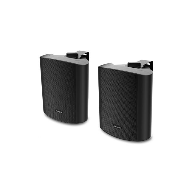 Audibax PR-52 BLACK Pareja Altavoces 100W Stereo con Soporte
