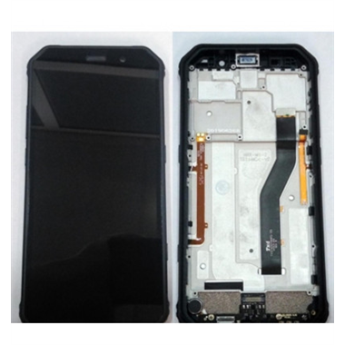 Pantalla LCD para AGM A9 mas tactil negro mas marco negro