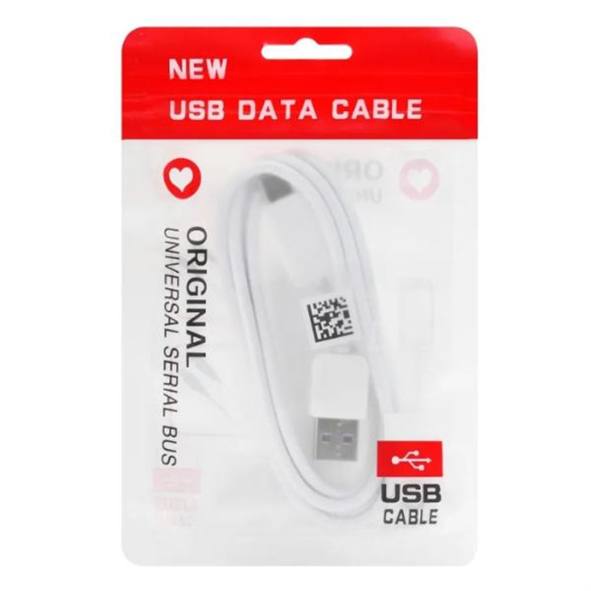 cable blanco USB a Tipo C 1 metro