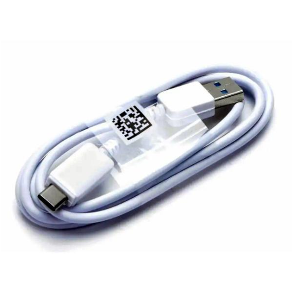 cable blanco USB a Tipo C 1 metro