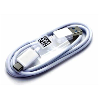 cable blanco USB a Tipo C 1 metro