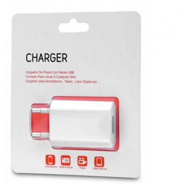 Cargador RED-USB Universal 5V 1A 6204