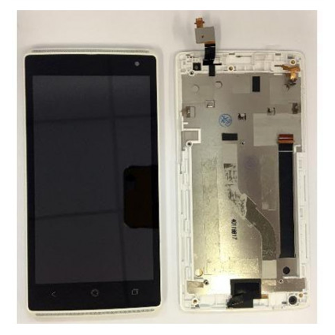 Acer Liquid Z150 Z5 pantalla lcd + tactil blanco + marco ori