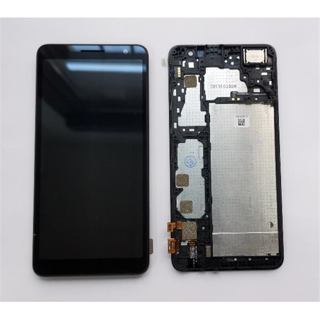 Pantalla LCD para Alcatel 1A 1B 2020 5002F 5002S 5002L 5002J 5002D mas tactil negro mas marco negro calidad premium