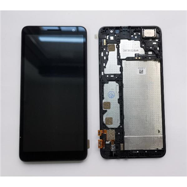 Pantalla LCD para Alcatel 1A 1B 2020 5002F 5002S 5002L 5002J 5002D mas tactil negro mas marco negro calidad premium
