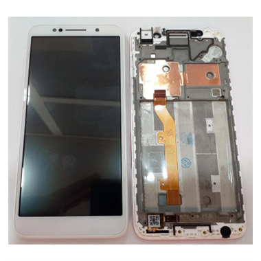 Alcatel 1C 5009D pantalla lcd + tactil blanco + marco blanco
