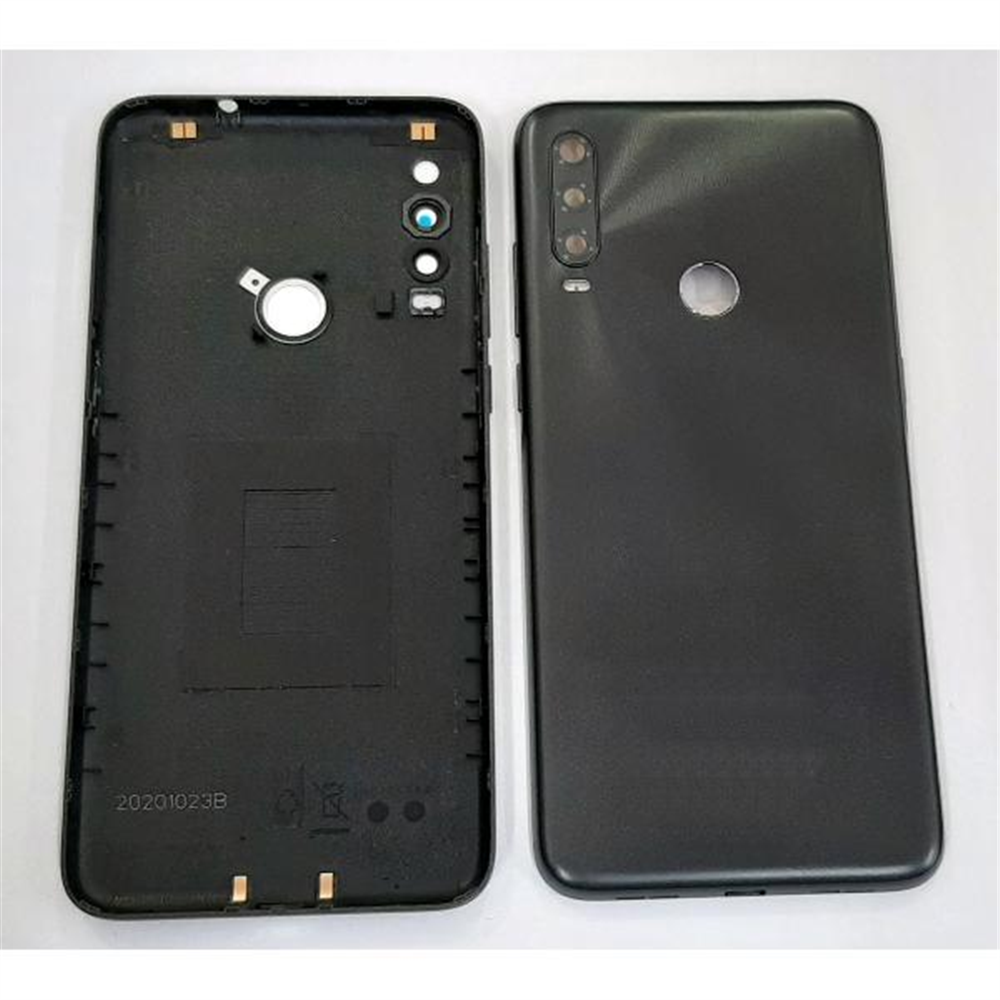 Tapa trasera o tapa bateria negra para Alcatel 1 SE 2020 5030 mas cubierta camara