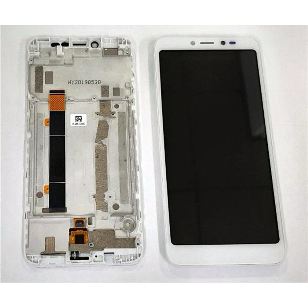 Pantalla lcd para Alcatel 1V 2019 mas tactil blanco mas marco blanco calidad premium