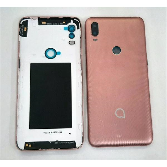 Tapa trasera o tapa bateria rosa para Alcatel 1V 2020 5007