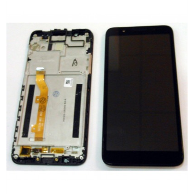 Alcatel 1X 5059 pantalla lcd + tactil negro + marco negro premium