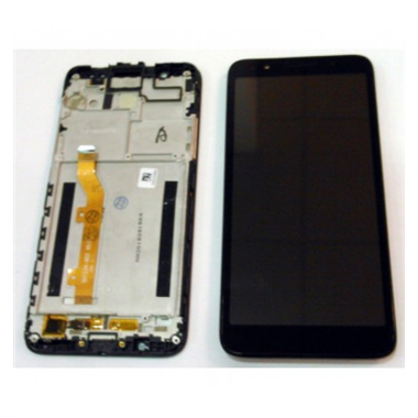 Alcatel 1X 5059 pantalla lcd + tactil negro + marco negro premium
