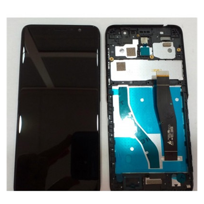 Alcatel 1X 2019 5008T 5008Y pantalla lcd + tactil negro + marco negro