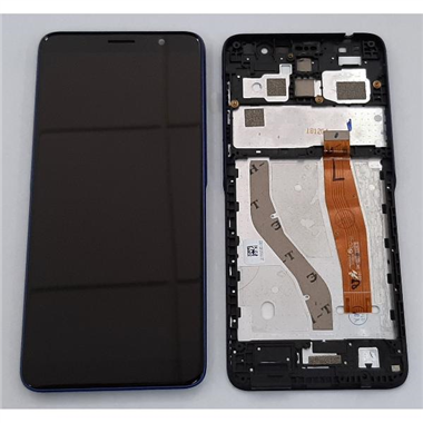 Pantalla lcd para Alcatel 1X 2019 5008T 5008Y mas tactil negro mas marco azul calidad premium