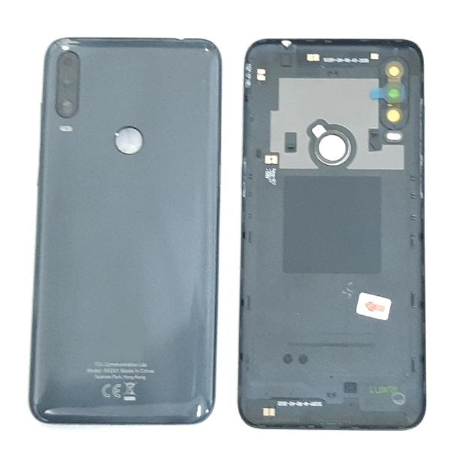 Tapa trasera o tapa bateria negra para Alcatel 1S 2020 5028