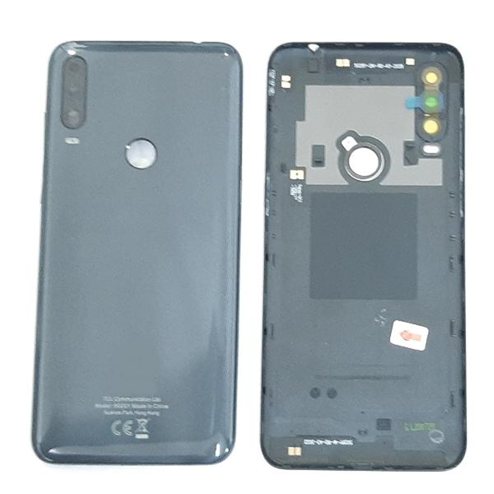 Tapa trasera o tapa bateria negra para Alcatel 1S 2020 5028