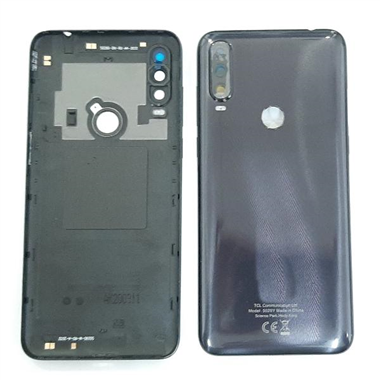 Tapa trasera o tapa bateria negra para Alcatel 3l 2020 5029