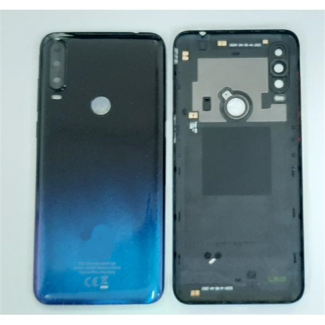 Tapa trasera o tapa bateria azul para Alcatel 3l 2020 5029