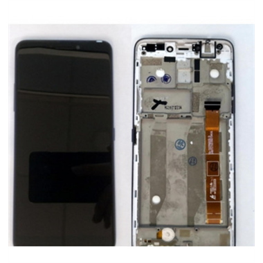 Alcatel 3V 5099 pantalla lcd + tactil negro + marco azul