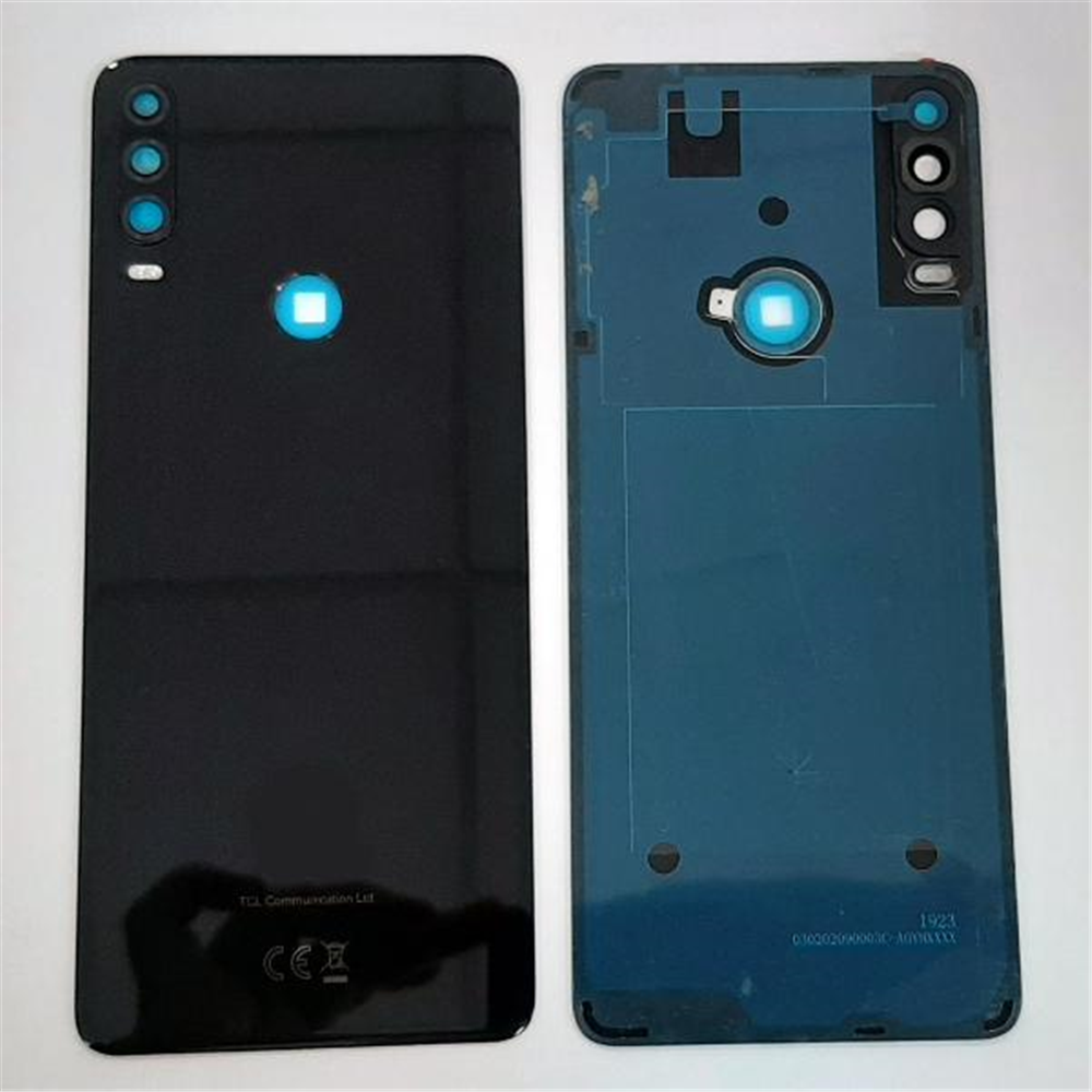 Tapa trasera o tapa bateria negra para Alcatel 3X 2019 5048 5048Y mas cubierta camara