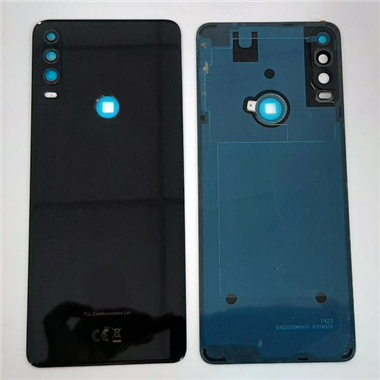 Tapa trasera o tapa bateria negra para Alcatel 3X 2019 5048 5048Y mas cubierta camara