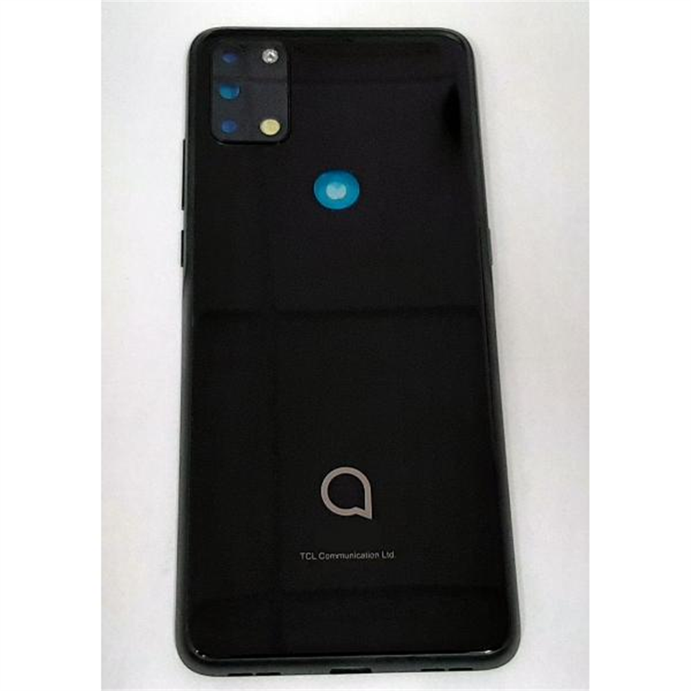 Carcasa central mas tapa trasera negra para Alcatel 3x 2020 5061 mas cubierta camara