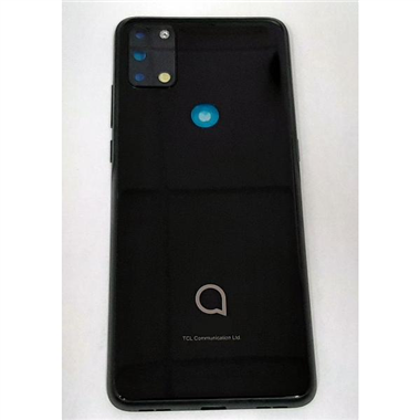 Carcasa central mas tapa trasera negra para Alcatel 3x 2020 5061 mas cubierta camara