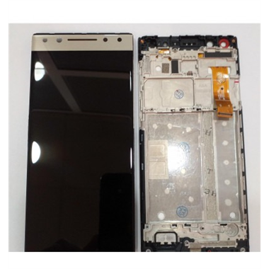 Alcatel 5 ot5086 pantalla lcd + tactil dorado + marco premium