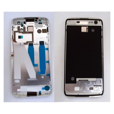 Carcasa central o marco plata para Alcatel Idol 4S OT6071 calidad premium