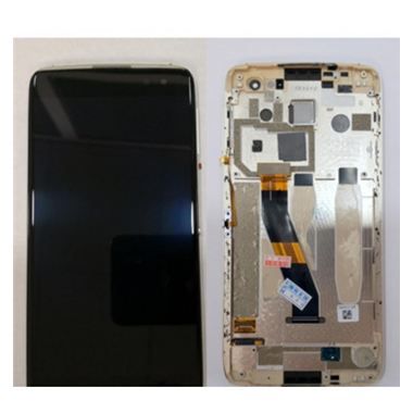 Pantalla LCD para Alcatel Idol 4S OT6071  mas tactil negro mas marco dorado