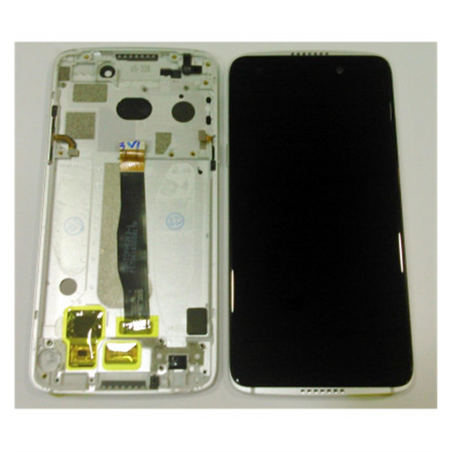 Pantalla lcd para Alcatel Idol 5s 6060X mas tactil gris mas marco plateado