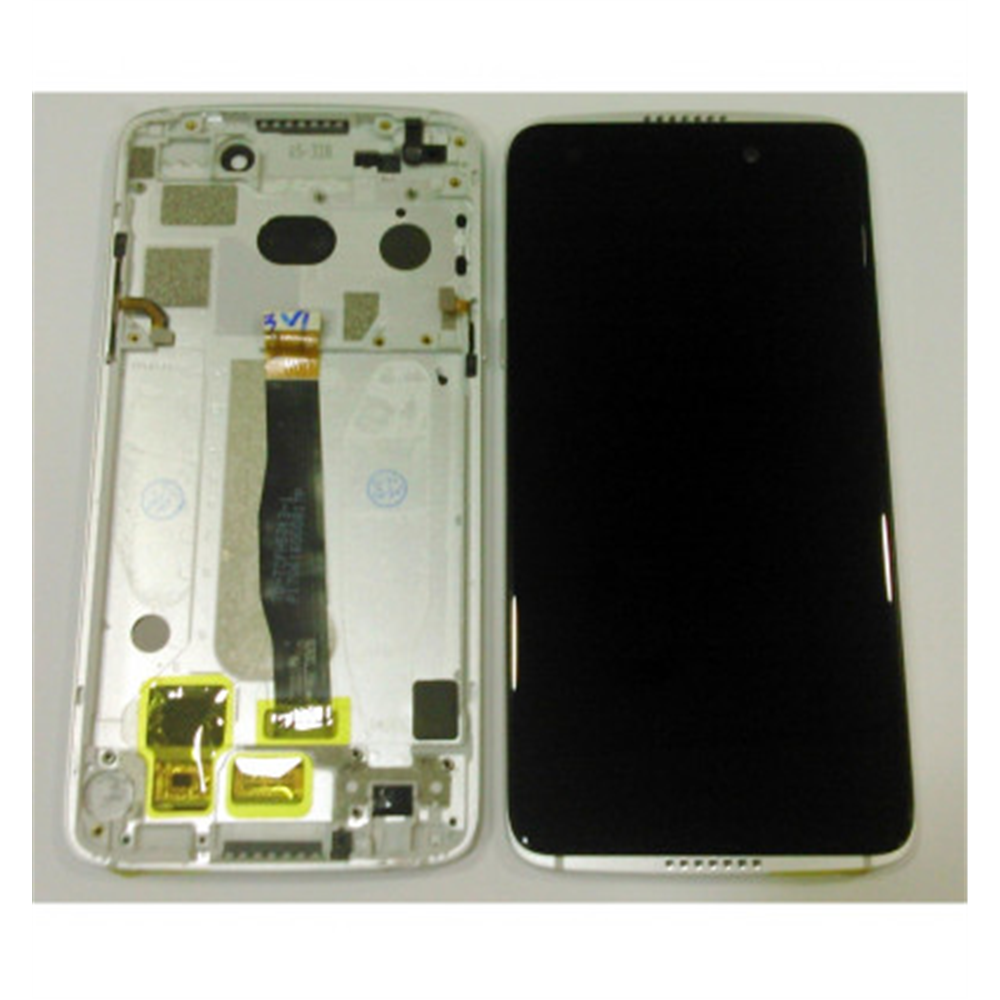 Pantalla lcd para Alcatel Idol 5s 6060X mas tactil gris mas marco plateado