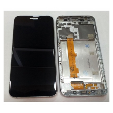 Pantalla lcd para Alcatel One Touch Shine Lite 5080X mas tactil negro mas marco plata