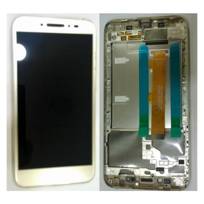 Pantalla LCD para Alcatel One Touch Shine Lite 5080X mas tactil dorado mas marco dorado