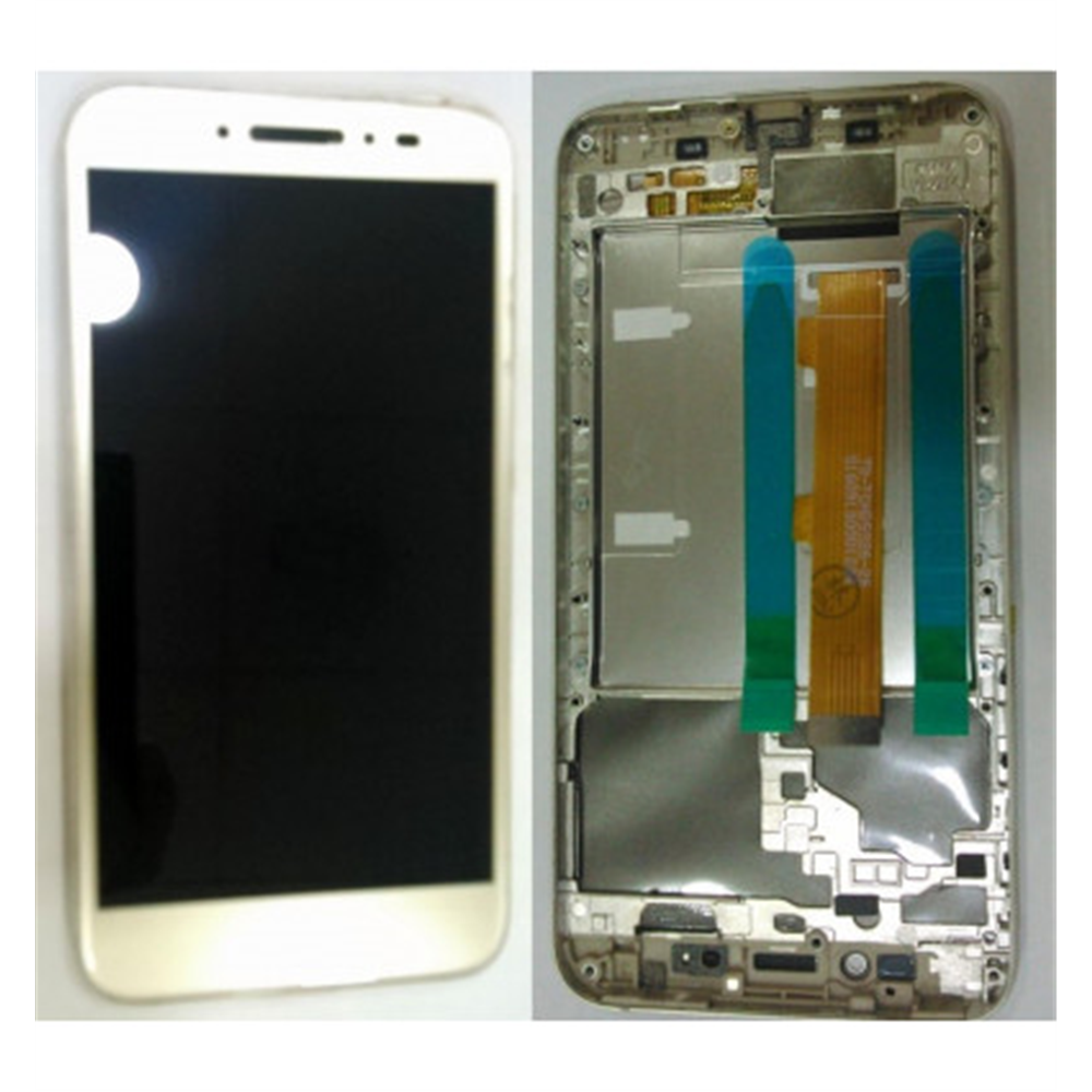Pantalla LCD para Alcatel One Touch Shine Lite 5080X mas tactil dorado mas marco dorado