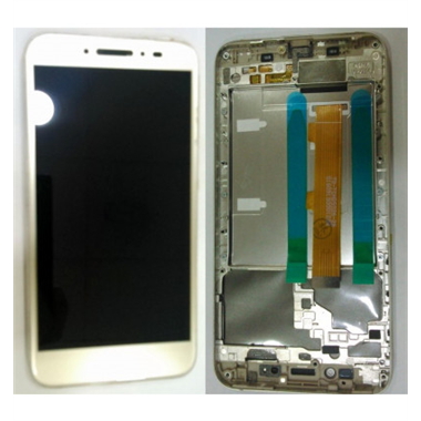Pantalla LCD para Alcatel One Touch Shine Lite 5080X mas tactil dorado mas marco dorado