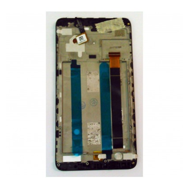Alcatel Pop 4 4G 7070 OT7070 pantalla lcd + táctil negro + marco premium