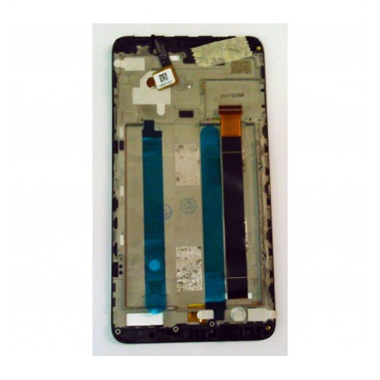 Alcatel Pop 4 4G 7070 OT7070 pantalla lcd + táctil negro + marco premium