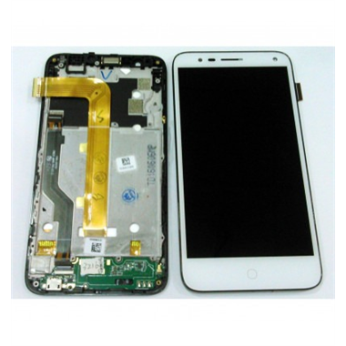 Alcatel pop 4 5051D pantalla lcd + tactil blanco + marco premium
