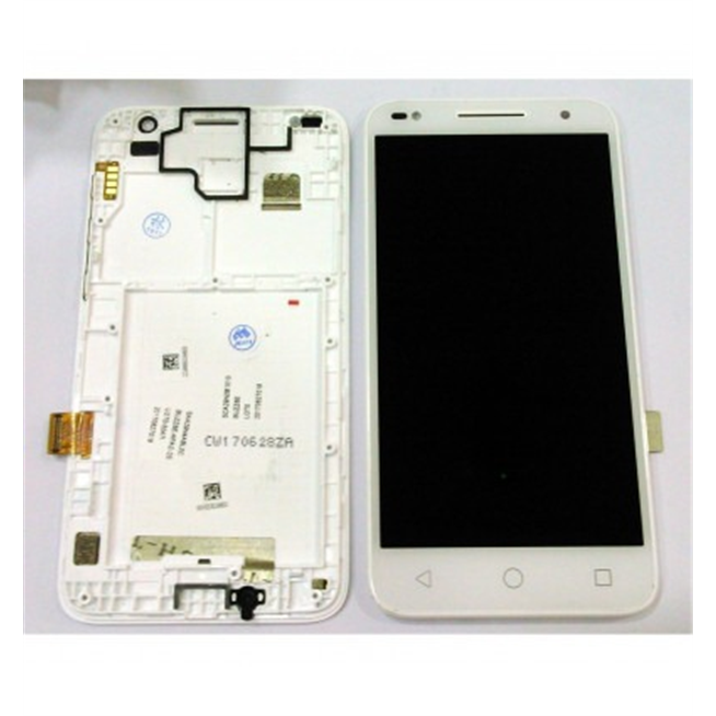 Alcatel U5 HD Premium 2 pantalla lcd + tactil blanco + marco premium