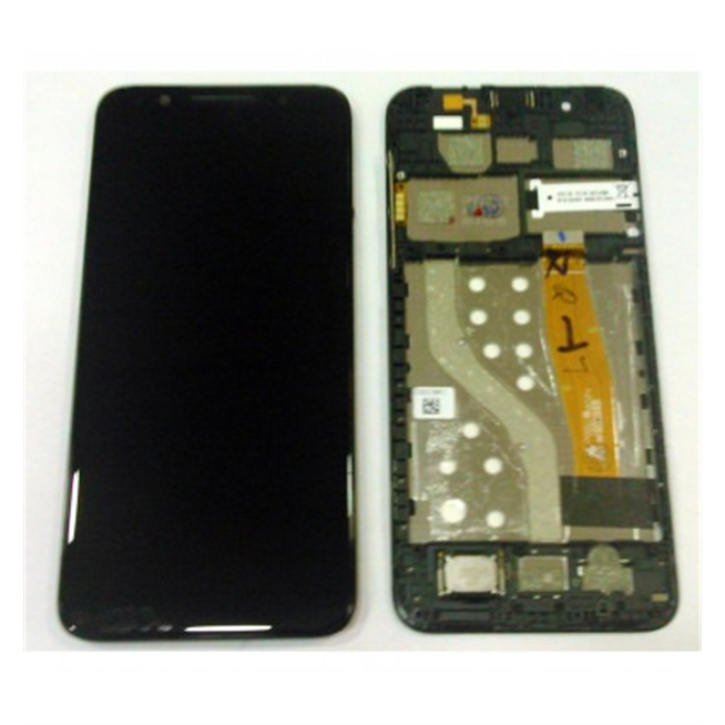 Alcatel Vodafone Smart N9 VFD720 VDF720 pantalla lcd + tactil negro + marco premium