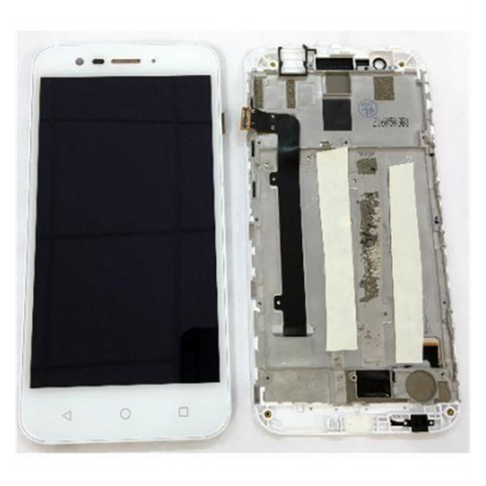 Vodafone Smart Prime 7 VF600 VFD600 pantalla lcd + táctil blanco + marco premium