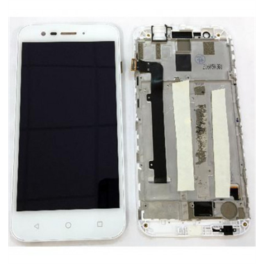 Vodafone Smart Prime 7 VF600 VFD600 pantalla lcd + táctil blanco + marco premium