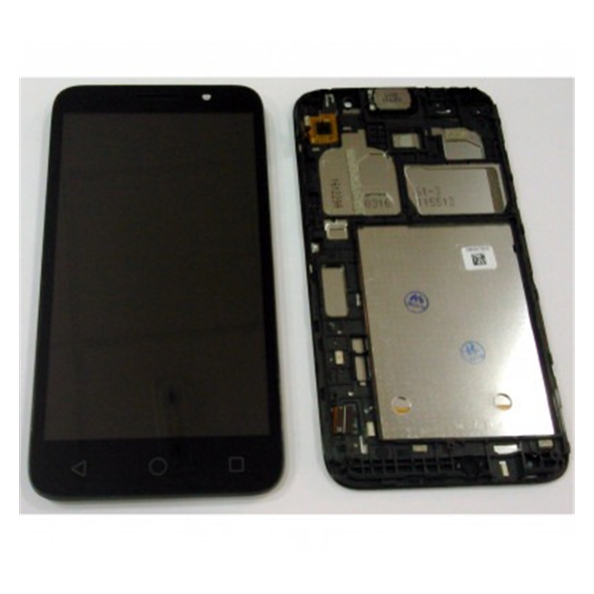 Alcatel Vodafone Smart Turbo 7 VFD500 pantalla lcd + tactil negro + marco premium
