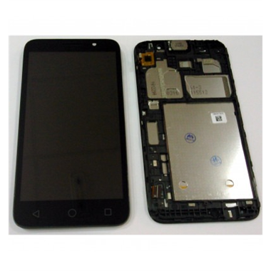 Alcatel Vodafone Smart Turbo 7 VFD500 pantalla lcd + tactil negro + marco premium
