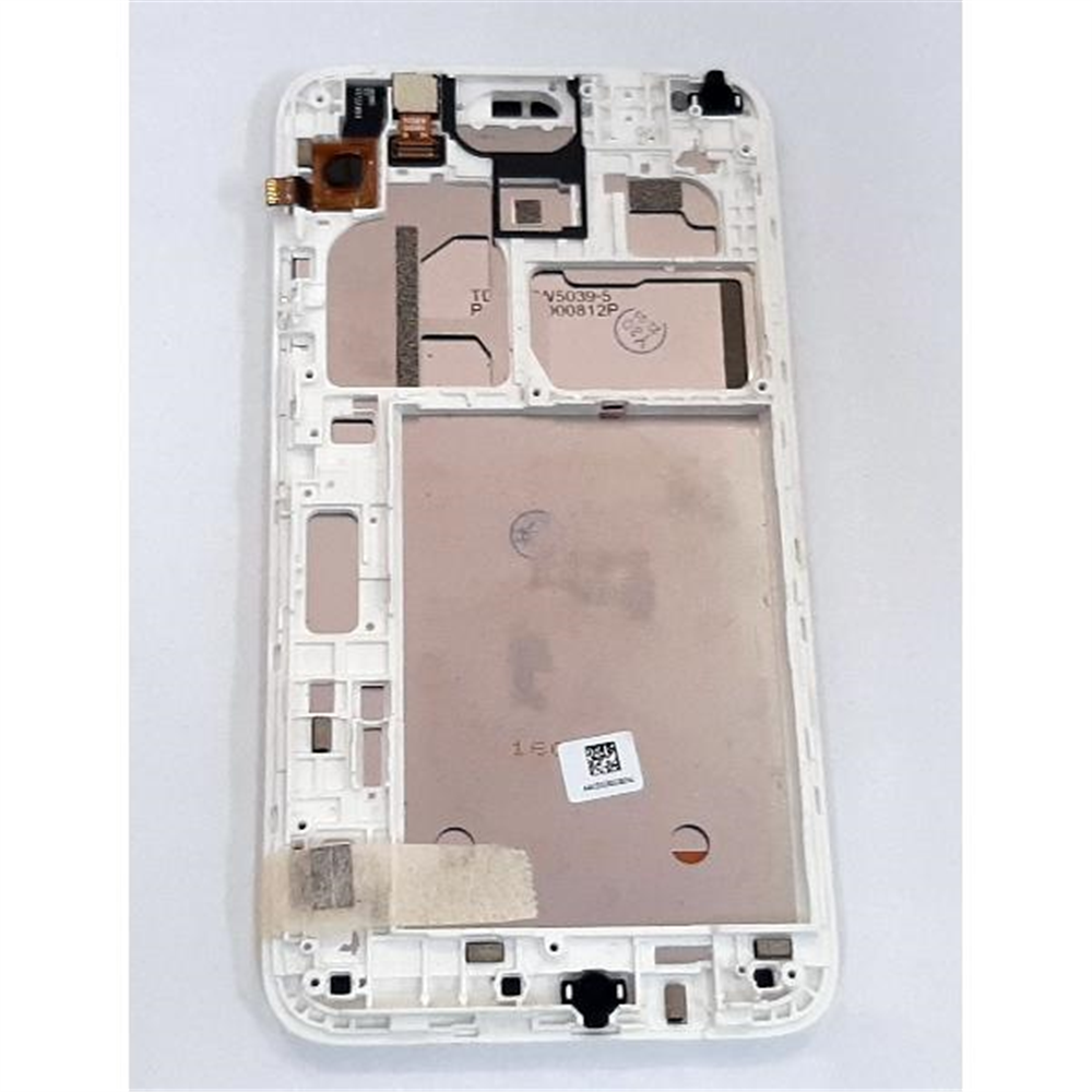 Pantalla lcd para Alcatel Vodafone Smart Turbo 7 VFD500 mas tactil negro mas marco blanco calidad premium