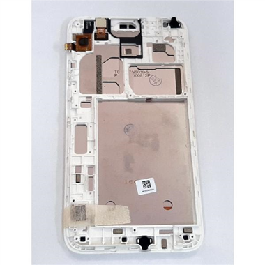 Pantalla lcd para Alcatel Vodafone Smart Turbo 7 VFD500 mas tactil negro mas marco blanco calidad premium