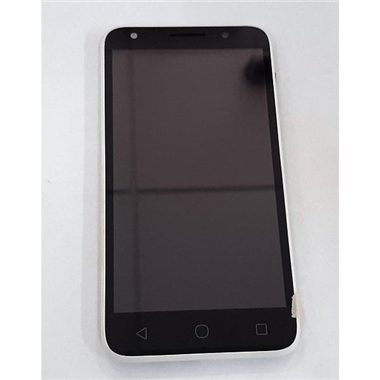 Pantalla lcd para Alcatel Vodafone Smart Turbo 7 VFD500 mas tactil negro mas marco blanco calidad premium