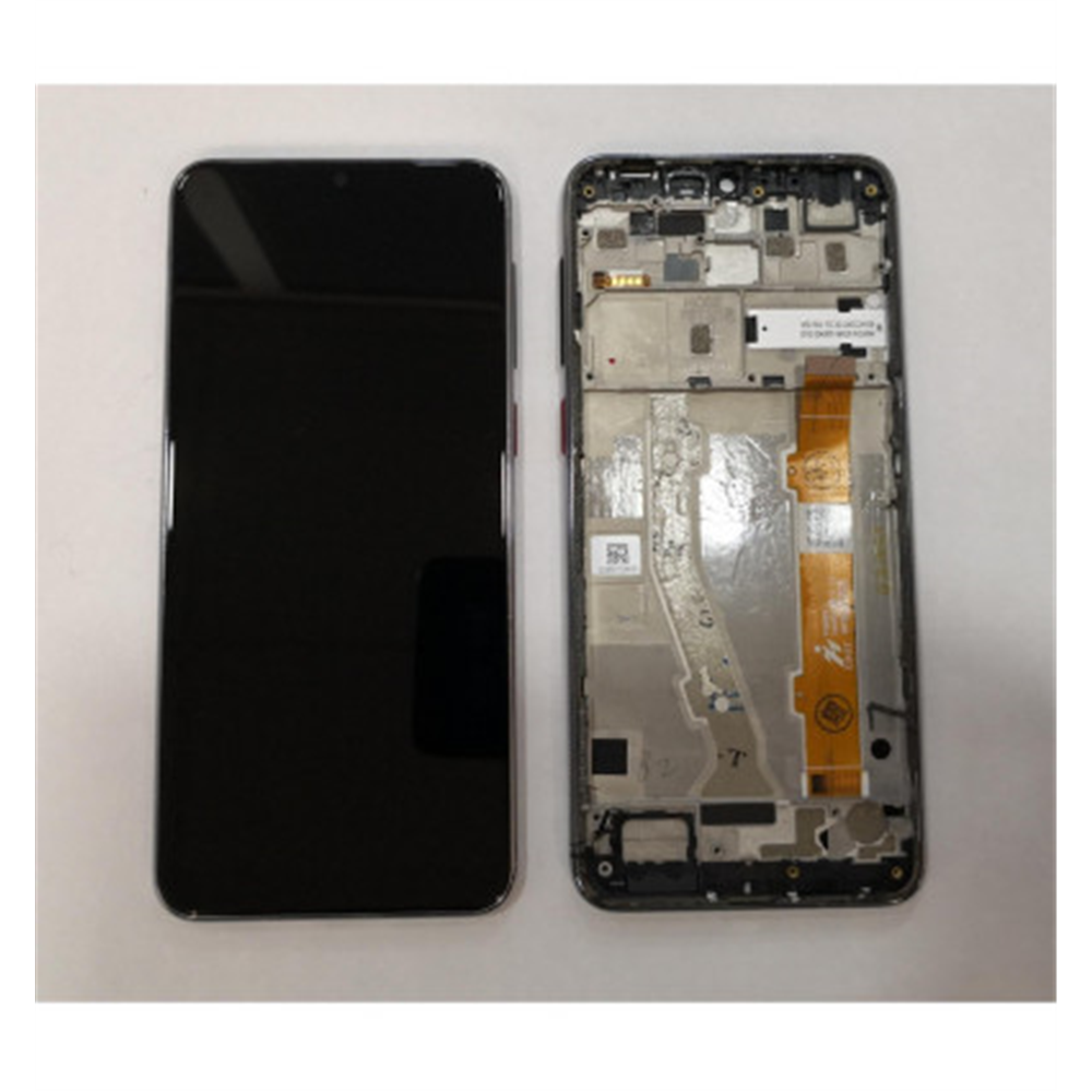 Pantalla LCD para Vodafone Smart V10 VFD730 mas tactil negro mas marco blanco