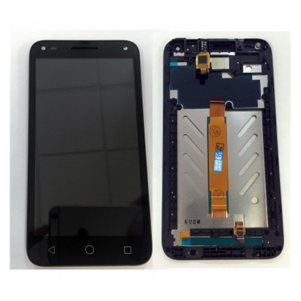 Alcatel U5 3G pantalla lcd + tactil negro + marco premium