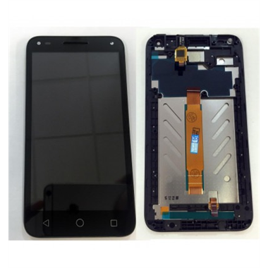 Alcatel U5 3G pantalla lcd + tactil negro + marco premium